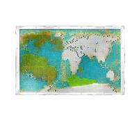 Vitrina acrílica para Lego 31203 World Map, caja a prueba de polvo, caja de almacenamiento, caja transparente, caja expositora compatible con 31203 (solo caja)