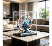 Vitrina acrílica para Lego 31389 noria, resistente al polvo, juego de construcción, 30 x 20 x 30 cm, pantalla transparente con resistente a los arañazos, resistente al amarilleamiento (solo vitrina