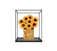 Vitrina acrílica para Lego 40524 Girasol - a prueba de polvo con protección UV, ajuste personalizado para el modelo Lego 40524 - Edición de coleccionista (modelo no incluido) (estilo 1)