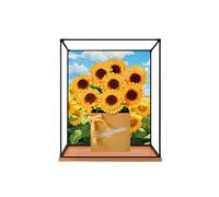 Vitrina acrílica para Lego 40524 Girasol - a prueba de polvo con protección UV, ajuste personalizado para el modelo Lego 40524 - Edición de coleccionista (modelo no incluido) (estilo 4)