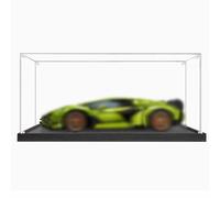 Vitrina acrílica para Lego 42115 Technic Lamborghini Sián FKP 37 Modelo de Coche Protección a Prueba de Polvo Vitrina Compatible con Lego 42115 (Modelo Lego NO Incluido)(3MM)