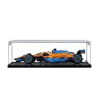 Vitrina acrílica para Lego 42141 F1 Racing Model, caja expositora de 3 mm a prueba de polvo, vitrina compatible con Lego 42141 (modelo no incluido) (estructura transparente de 2 mm)