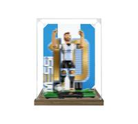 Vitrina acrílica para Lego 43015 Classic Goals, almacenamiento en el hogar, escaparate de protección a prueba de polvo, compatible con 43015 (solo caja de exhibición, kit no incluido) (fondo de madera
