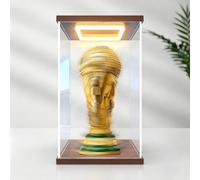 Vitrina acrílica para LEGO 43020 FIFA World Cup - Caja acrílica de terceros, funda protectora gruesa y duradera, resistente al polvo, a los arañazos, escaparate, almacenamiento, exhibición