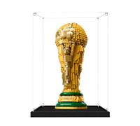 Vitrina acrílica para Lego 43020 World Cup Building Set - Caja transparente a prueba de polvo, caja de colección (modelo no incluido) (transparente)