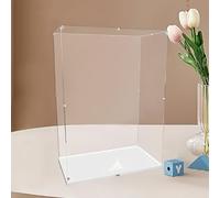 Vitrina acrílica para Lego 43222 Castle, caja a prueba de polvo, caja de almacenamiento, caja transparente, caja expositora compatible con 43222 (solo caja) (transparente 3 mm)