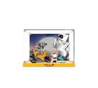 Vitrina acrílica para Lego 43279 juegos de bloques de construcción compatibles con Robot Duo Sets, caja de protección para figuras coleccionables, caja de almacenamiento transparente a prueba de polvo