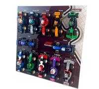 Vitrina acrílica para Lego 71049 F1 Racing, marco de fotos, tablero de fondo de almacenamiento, caja de exhibición compatible con 71049 (modelo no incluido) (fondo individual)