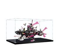 Vitrina acrílica para Lego 71500 Dream City Hunter Nightmare Shark Submarine Building Set, caja transparente a prueba de polvo, solo vitrina, caja expositora compatible con Lego 715006 (3 mm)