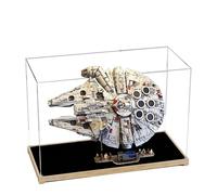 Vitrina acrílica para Lego 75192 Deluxe Millennium Falcon, caja a prueba de polvo, caja de almacenamiento, caja transparente, caja expositora compatible con Lego 75192 (solo funda, sin modelo (opción