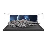Vitrina acrílica para Lego 75192 Millennium Falcon, a prueba de polvo con protección UV, ajuste personalizado para el modelo Lego 75192, edición de coleccionista (modelo no incluido) (fondo