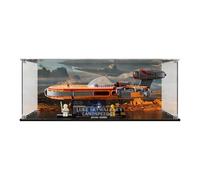 Vitrina acrílica para Lego 75341 Land Speeder Building Set - Caja transparente a prueba de polvo, caja de colección (modelo no incluido) (fondo)