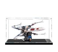 Vitrina acrílica para Lego 75355 X-Wing Starfighter Building Set- Caja expositora y vitrina a prueba de polvo, caja de exhibición compatible con Lego 75355, solo vitrina (2 mm)