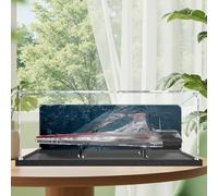 Vitrina acrílica para Lego 75367 UCS Star Destructor de la clase Hunter, resistente al polvo, 110 x 60 x 35 cm, pantalla transparente con resistente a los arañazos, resistente al amarillamiento y