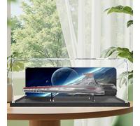 Vitrina acrílica para Lego 75367 UCS Star Destructor de la clase Hunter, resistente al polvo, 110 x 60 x 35 cm, pantalla transparente con resistente a los arañazos, resistente al amarillamiento y