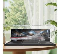 Vitrina acrílica para Lego 75367 UCS Star Destructor de la clase Hunter, resistente al polvo, 110 x 60 x 35 cm, pantalla transparente con resistente a los arañazos, resistente al amarilleamiento y