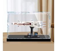 Vitrina acrílica para Lego 75376 Starship, caja de almacenamiento transparente a prueba de polvo, caja de exhibición compatible con 75377 (solo caja) (3 mm, transparente)