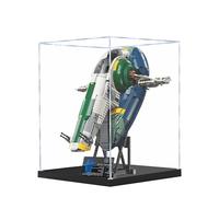 Vitrina acrílica para Lego 75409 Jango Fett Starship Building Set, caja transparente a prueba de polvo, solo vitrina, caja expositora compatible con Lego 75409 (3 mm)