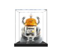 Vitrina acrílica para LEGO 75416 Chopper (C1-10P) Astromech Droid, caja acrílica de terceros, funda protectora gruesa y duradera, resistente al polvo, a los arañazos, almacenamiento, exhibición
