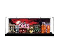 Vitrina acrílica para Lego 75978 Diagon Alley Street View, caja a prueba de polvo, caja de almacenamiento, caja transparente, caja de exhibición compatible con 75978 (solo caja)