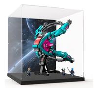 Vitrina acrílica para Lego 76255 Guardian-Raumschiff Building Set, vitrina transparente, a prueba de polvo, compatible con Lego 76255 (solo funda) (fondo B)