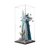 Vitrina acrílica para Lego 76269 modelo Avengers Tower, caja expositora a prueba de polvo de 3 mm, vitrina compatible con Lego 76269 (modelo no incluido) (transparente 3 mm)