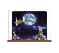 Vitrina acrílica para Lego 76435 Castle Great Hall, a prueba de polvo con protección UV, ajuste personalizado para el modelo Lego 76435, edición de coleccionista (modelo no incluido) (fondo + base de