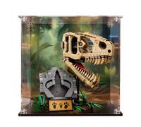 Vitrina acrílica para Lego 76964 Dinosaurio Fósil, Tyrannosaurus Rex, modelo de calavera, caja a prueba de polvo, caja de almacenamiento, caja transparente, caja de exhibición compatible con 76964