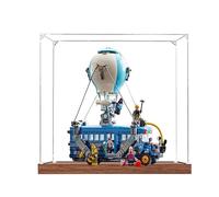 Vitrina acrílica para Lego 77073, para modelo de autobús de batalla, vitrina transparente a prueba de polvo compatible con Lego 77073, caja de exhibición de 3 mm (modelo no incluido) (botón a presión