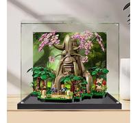 Vitrina acrílica para Lego 77092 The Legend of Zelda Deku Tree, caja de almacenamiento a prueba de polvo, caja de exhibición transparente (solo funda, sin modelo, pintado 3 mm)