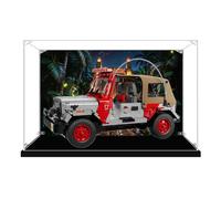 Vitrina acrílica para Lego 77984 modelo de vehículo todoterreno, caja antipolvo, caja de almacenamiento, caja transparente, caja expositora compatible con 77984 (solo caja) (fondo A)