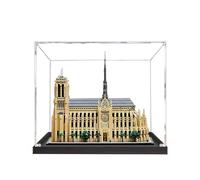 Vitrina acrílica para Lego Architecture Notre-Dame de Paris 21061, solución de exhibición definitiva para modelos coleccionables, protege tus modelos (transparente 3mm-47*27*37)