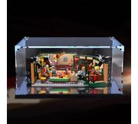 Vitrina acrílica para Lego Friends Central Perk 21319, Caja de visualización a Prueba de Polvo para Lego 21319, tamaño: 35 x 30 x 15 cm (Modelo no Incluido)