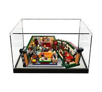 Vitrina acrílica para Lego Ideas 21319 Friends Central Perk and Ideas Seinfeld 21328 Collectibles,Montar cajas acrílicas para exhibir protección a prueba de polvo (13.7 x 9.8 x 6 pulgadas; 35 x 25 x 15 cm)