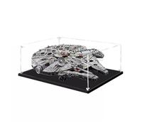 Vitrina acrílica para Lego Star Wars Millennium Falcon 75192 - Escaparate, protege y decora modelo con almacenamiento a prueba de polvo (transparente A (85 x 65 x 25))