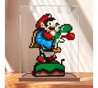 Vitrina acrílica para modelo de muñeca Le-go 71438, caja expositora a prueba de polvo (solo caja expositora) (estilo B 2 mm)