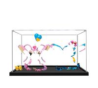 Vitrina acrílica para modelo Lego 43257 43249, caja expositora antipolvo de 3 mm, vitrina compatible con Lego 43257 43249 (modelo no incluido) (transparente 2 mm)