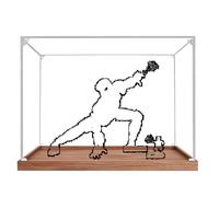 Vitrina acrílica para modelo Lego 76346, caja antipolvo, caja de almacenamiento, caja transparente, caja expositora compatible con 76346 (solo caja) (3 mm)