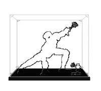 Vitrina acrílica para modelo Lego 76346, caja antipolvo, caja de almacenamiento, caja transparente, caja expositora compatible con 76346 (solo caja) (2 mm)
