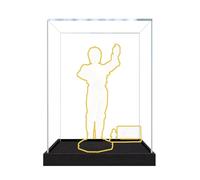 Vitrina acrílica para modelo robot Le-go 75398, caja expositora a prueba de polvo (solo caja de exhibición) (2 mm)