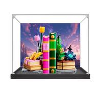 Vitrina acrílica para sujetalibros Lego 75691, caja a prueba de polvo, caja de almacenamiento, caja transparente, caja de exhibición compatible con 75691 (solo caja)