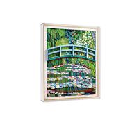 Vitrina acrílica transparente adecuada para el modelo Le-go 31220 Water Lily, caja de almacenamiento transparente, montaje en pared (solo vitrina)