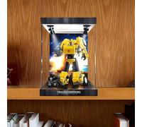 Vitrina acrílica transparente compatible con Building Set 10338 - Caja expositora a prueba de polvo para modelos de juguetes, vitrina de coleccionista, caja de almacenamiento con paneles transparentes