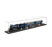 Vitrina acrílica transparente compatible con L-e*g-o 21344 Orient Express, vitrina transparente a prueba de polvo (modelo no incluido) (2 mm)
