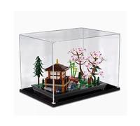 Vitrina acrílica transparente para Lego 10315 Zen Garden, a prueba de polvo, compatible con Lego 10315, caja expositora a prueba de polvo, 40 x 25 x 25 cm (solo vitrina, 2 mm)