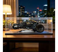 Vitrina acrílica transparente para LEGO 76240 The Dark Knight Bat*mobile Model, caja de exhibición de acrílico de plexiglás a prueba de polvo, protección UV, ajuste personalizado 76240 Set