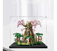 Vitrina acrílica transparente para Lego 77092 modelo de árbol Deku, vitrina coleccionable para encimera, regalo, caja de polvo, organizador (solo caja de exhibición) (transparente 3 mm)