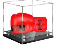 Vitrina Acrílico Varios Tamaños,Vitrina Guantes Béisbol Cascos Fútbol, para Lego Modelo,Vitrina Transparente para Gorras,para Almacenamiento Objetos Coleccionables (33cm*20cm*25cm)