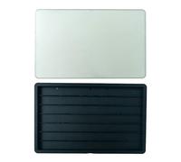 Vitrina apilable de 3 capas transparente para teclados e interruptores, caja de almacenamiento apilable