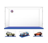 Vitrina Coche 1/10,50x25x30 Caja Exhibición Acrílico Transparente Expositora para Land Rover Defender 42110 Coche de Rally 42077 Mercedes-Benz G 500 42177